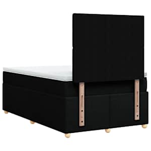 Box spring postel s matrací černá 120x190 cm textil - obrázek 8