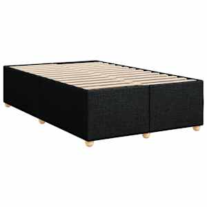 Box spring postel s matrací černá 120x190 cm textil - obrázek 10