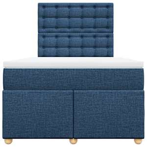 Box spring postel s matrací černá 120x190 cm textil - obrázek 6