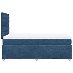 Box spring postel s matrací černá 120x190 cm textil - obrázek 7