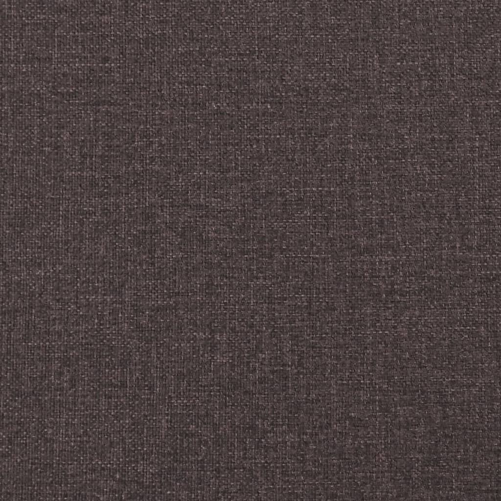 Box spring postel s matrací tmavě hnědá 140x190 cm textil - obrázek 17