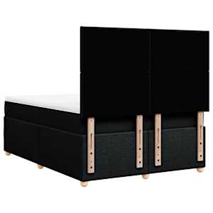Box spring postel s matrací černá 160x200 cm textil - obrázek 8