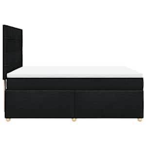 Box spring postel s matrací černá 160x200 cm textil - obrázek 7