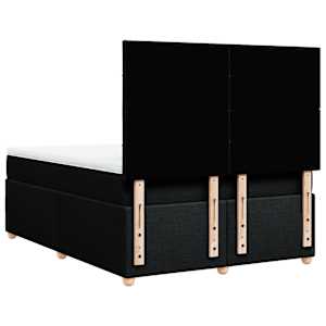 Box spring postel s matrací černá 160x200 cm textil - obrázek 8