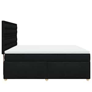 Box spring postel s matrací černá 180x200 cm textil - obrázek 7
