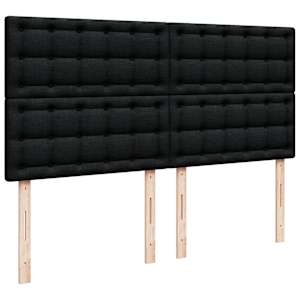 Box spring postel s matrací černá 180x200 cm textil - obrázek 9