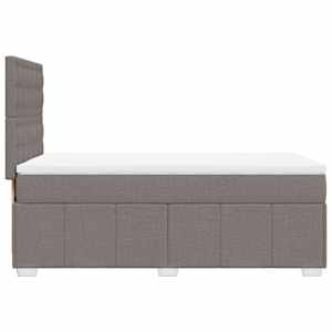 Box spring postel s matrací taupe 80x200 cm textil - obrázek 7