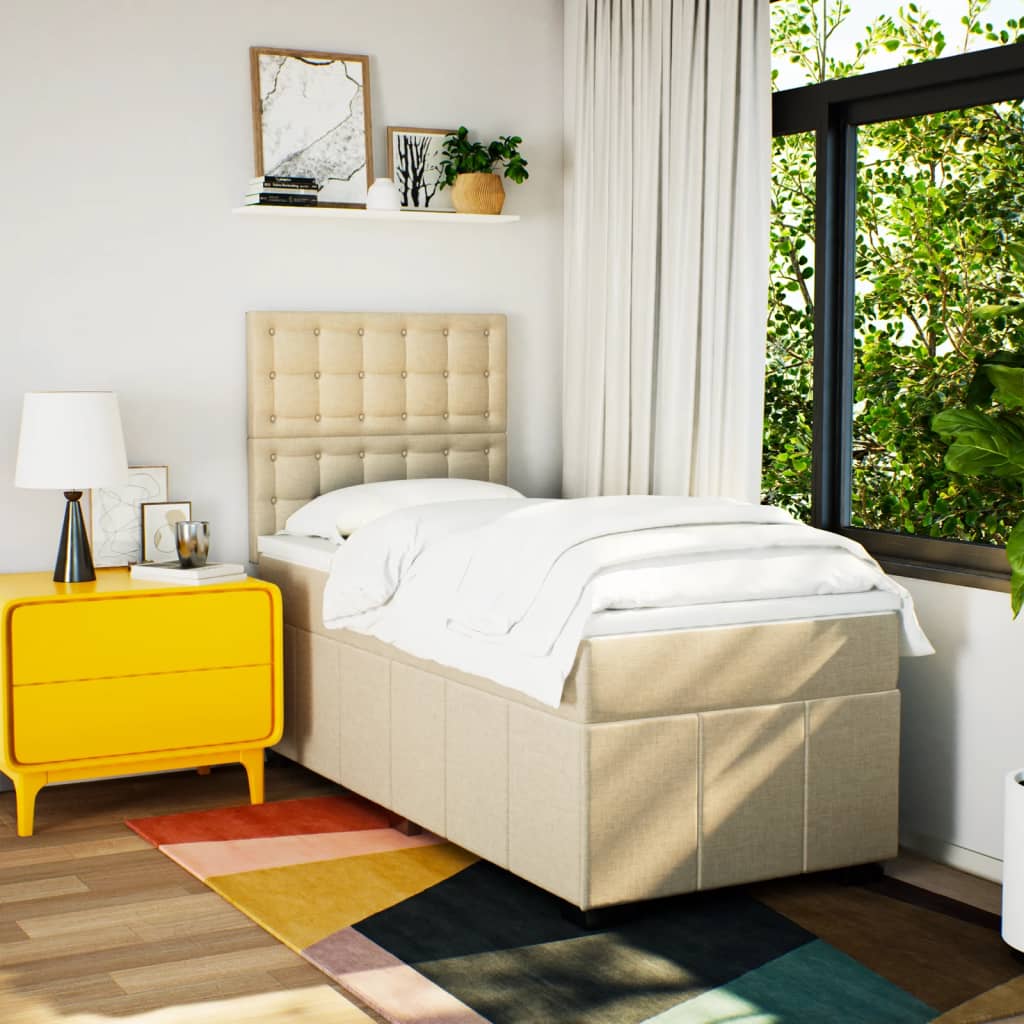 Box Spring Bed, Box Spring Beds,sommier À tendance Lattes De Lit vidaXL