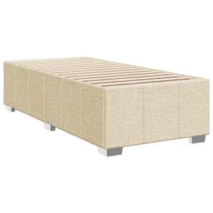 Box spring postel s matrací krémová 80 x 200 cm textil - obrázek 10