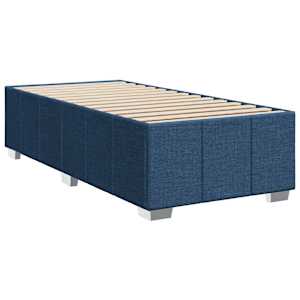 Box spring postel s matrací modrá 90x190 cm textil - obrázek 10