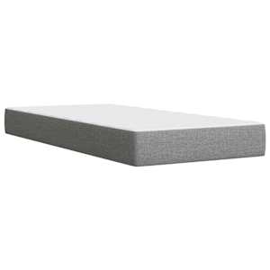 Box spring postel s matrací světle šedá 90x200 cm textil - obrázek 11