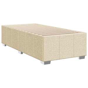 Box spring postel s matrací krémová 90x200 cm textil - obrázek 10