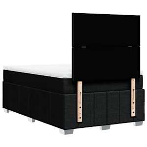 Box spring postel s matrací černá 120x190 cm textil - obrázek 8