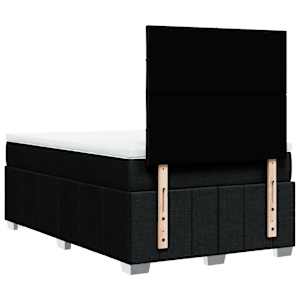 Box spring postel s matrací černá 120x190 cm textil - obrázek 8
