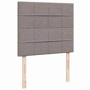Box spring postel s matrací taupe 120x190 cm textil - obrázek 9
