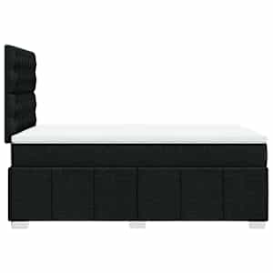 Box spring postel s matrací černá 120x190 cm textil - obrázek 7