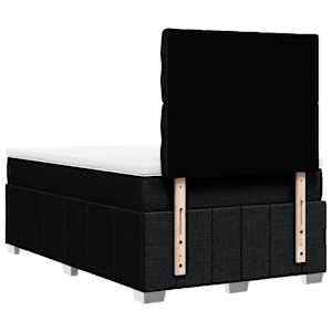 Box spring postel s matrací černá 120x190 cm textil - obrázek 8