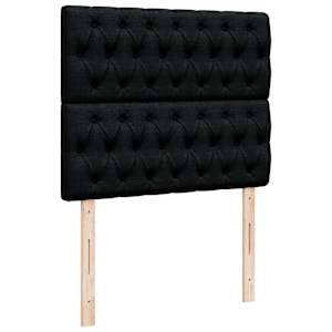 Box spring postel s matrací černá 120x190 cm textil - obrázek 9