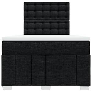 Box spring postel s matrací černá 120x190 cm textil - obrázek 6