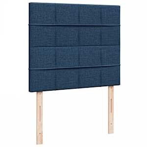 Box spring postel s matrací modrá 120x200 cm textil - obrázek 9