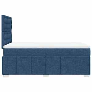 Box spring postel s matrací modrá 120x200 cm textil - obrázek 7