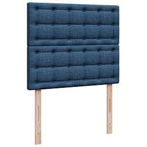 Box spring postel s matrací modrá 120x200 cm textil - obrázek 9
