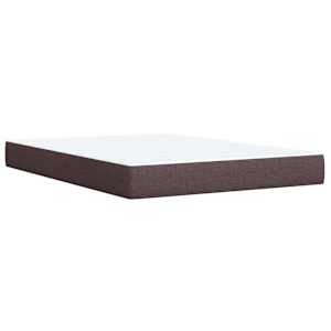 Box spring postel s matrací tmavě hnědá 160x200 cm textil - obrázek 11