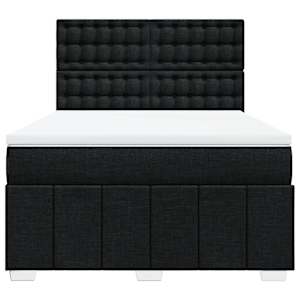 Box spring postel s matrací černá 160x200 cm textil - obrázek 6
