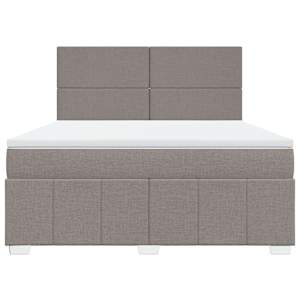 Box spring postel s matrací taupe 180x200 cm textil - obrázek 6