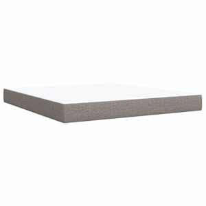 Box spring postel s matrací taupe 180x200 cm textil - obrázek 11