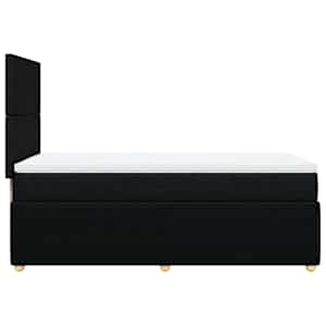 Box spring postel s matrací černá 90x190 cm textil - obrázek 7