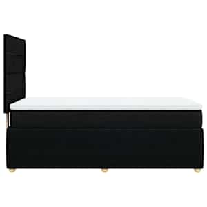 Box spring postel s matrací černá 90x190 cm textil - obrázek 7