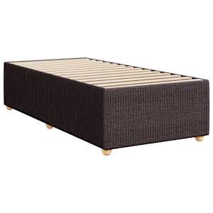 Box spring postel s matrací tmavě hnědá 90x190 cm textil - obrázek 10