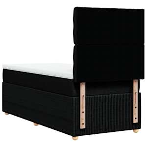 Box spring postel s matrací černá 90x190 cm textil - obrázek 8