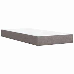 Box spring postel s matrací taupe 100 x 200 cm textil - obrázek 12