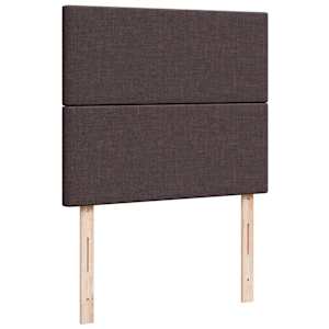 Box spring postel s matrací tmavě hnědá 120x190 cm textil - obrázek 10