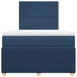 Box spring postel s matrací černá 120x190 cm textil - obrázek 6