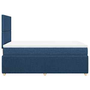 Box spring postel s matrací černá 120x190 cm textil - obrázek 7