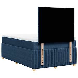 Box spring postel s matrací černá 120x190 cm textil - obrázek 8