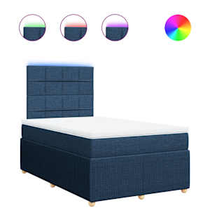 Box spring postel s matrací černá 120x190 cm textil - obrázek 2