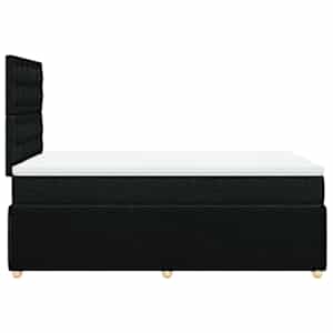 Box spring postel s matrací černá 120x190 cm textil - obrázek 7