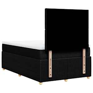 Box spring postel s matrací černá 120x190 cm textil - obrázek 8