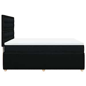 Box spring postel s matrací černá 160x200 cm textil - obrázek 7
