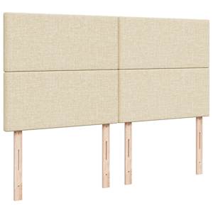 Box spring postel s matrací krémová 180x200 cm textil - obrázek 9