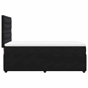 Box spring postel s matrací černá 90x190 cm samet - obrázek 7