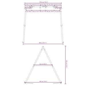 Houpací rám pro venkovní použití Š 206 x V 185 cm - obrázek 8
