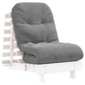 vidaXL magamismatt/diivanvoodi, valge 60x206x11 cm, m&auml;nnipuit