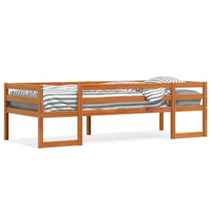 Dětská postel voskově hnědá 80 x 200 cm masivní borové dřevo - obrázek 2