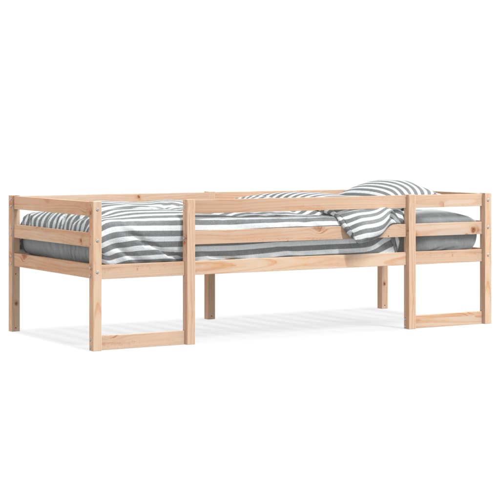 vidaXL Cadru de pat pentru copii, 90x200 cm, lemn masiv de pin