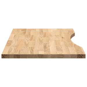 Stolní deska neošetřené 80x50x2,5 cm dub obdélníkový - obrázek 6